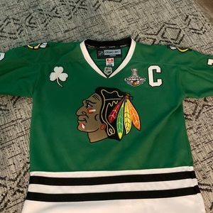 Chicago Blackhawks St. Patty’s Day Jonathan Toews Jersey